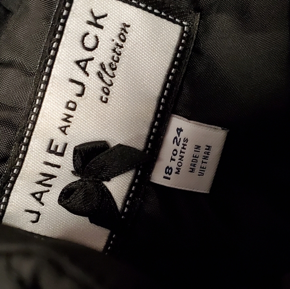 Janie and Jack Quilted Jacket with Bow sz 18-24 mo - Picture 5 of 5